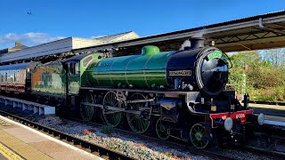 61306 Mayflower Steam Locomotive  Thompspn B1 Class  Taunton 20 April 2024 [upl. by Anayek]