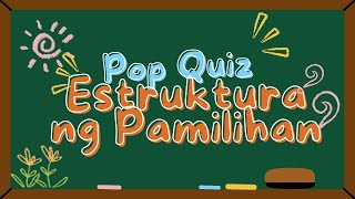 Pop Quiz  Estruktura ng Pamilihan Market Structure [upl. by Eimmit645]