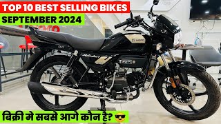 Top 10 Best Selling Bikes in September 2024 😱 🔥 Best Bike to buy 2024 [upl. by Oicaro]