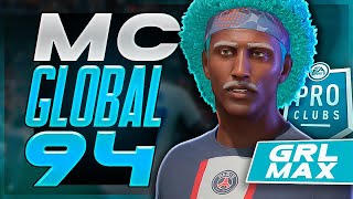 CLUBES PRO FIFA 23 🎮 EL MC con GRL MAXIMO I GLOBAL 94 🎫 Best winger build CM PRO CLUBS FIFA 23 [upl. by Callan]