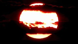 000574 THE SUN PASSING BEHIND SOME CLOUDS Video 2 of 2 [upl. by Yrreg]