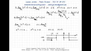 Disequazioni logaritmiche 11  Esercizi proposti [upl. by Barbaresi756]