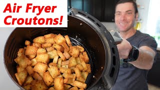 Homemade Croutons In Air Fryer Are So Easy [upl. by Welby479]