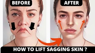 FACIAL MASSAGE TECHNIQUES TO STAY YOUNG  EXERCISES FOR SAGGING SKIN JOWLS LAUGH LINES FOREHEAD [upl. by Dhumma]