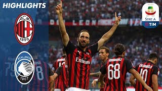 AC Milan 22 Atalanta  Atalanta come from behind twice to earn draw  Serie A [upl. by Airotahs]