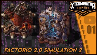 Factorio 20 Simulation Round 2 Using New Mods Multiplayer  EP1 [upl. by Atterbury]