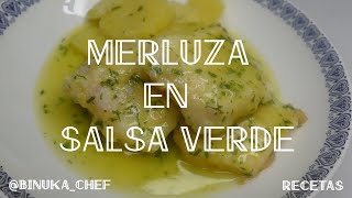 Merluza en salsa verde recetas 1 [upl. by Mackey]