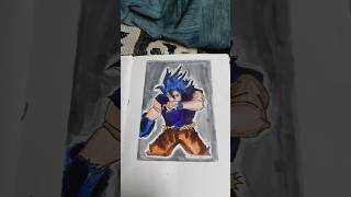 Son Goku perfected ultra instinct drawing shortsfeed shorts [upl. by Stu561]