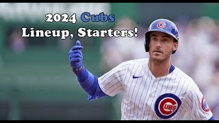 Chicago Cubs Lineup and Starters in 2024  Michael Busch Shota Imanaga [upl. by Myna596]