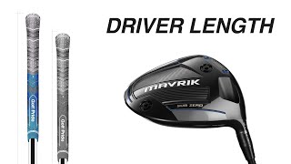 Is a Shorter Length Driver Better for Your Game  Driver Length Distance amp Accuracy Test [upl. by Yedok]