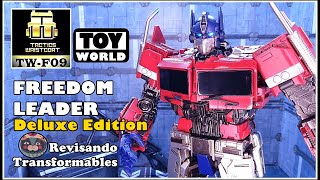 ToyWorld TWF09 Freedom Leader Optimus Prime Deluxe Edition Transformers Bumblebee [upl. by Grieve]