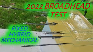 2022 Broadhead Test Ballistics Gel Test and More [upl. by Ayhtnic]