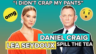 Daniel Craig amp Léa Seydoux Spill The Tea On No Time To Die [upl. by Hatfield390]