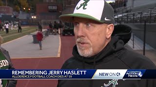 Remembering Jerry Haslett Allderdice High School football coach dies at 59 [upl. by Kristien563]