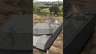 Landkreuzer P 1000 Ratte in War Thunder 2018 [upl. by Oballa133]