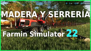 🌲MADERA en FARMING SIMULATOR 22🚜  Vista rápida [upl. by Moor798]