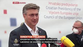 Plenković Najjači potres u Zagrebu u zadnjih 140 godina [upl. by Pietje]