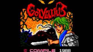 Golvellius Intro Sega Master System [upl. by Ultann]