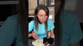 life hack break pasta and ketchup very spicy shortvideo funny shorts [upl. by Harraf]