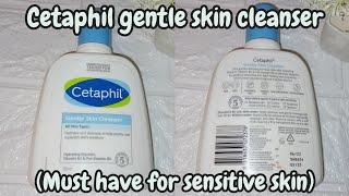 Cetaphil Gentle Skin Cleanser  HONEST REVIEW  Cetaphil Gentle Face Wash [upl. by Nesaj]