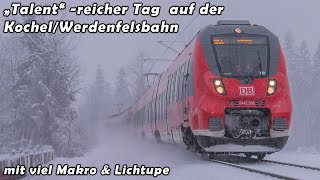 „Talent“ reicher Tag auf der KochelWerdenfelsbahn  11120124 [upl. by Nottnerb]