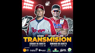 🔴Pomares2023 CHONTALES VS BOER JUEGO 4 ⚾️ [upl. by Llenaj34]