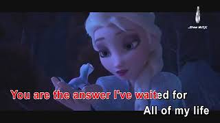 Disney s Frozen 2 Show Yourself by Idina Menzel Evan Rachel Wood Singalong Lyric Video [upl. by Naerad]