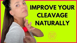 How to improve cleavage naturallyEffective massage with a ball [upl. by Epifano]