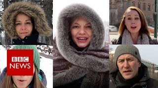 How do you keep warm Tips from cold countries BBC News [upl. by Verile191]