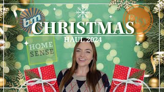 Christmas Decor Haul  Homesense Etsy and BampM 2024 [upl. by Laufer]