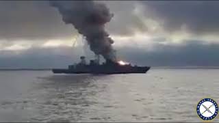 Missiles Explodes Over German Frigate [upl. by Aldarcie]