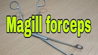 Magill forceps short presentation anaesthesiawithbabar2576 l [upl. by Joktan175]