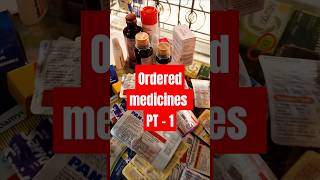 Ordered medicines part  1  krishna medicose medicine medicalstore pharmacyshop medicalvlog [upl. by Rtoip738]