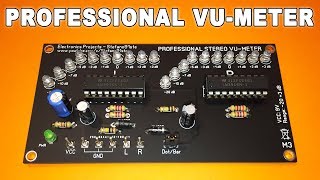 VuMeter Stereo 20 3dB LM3916  PCB TUTORIAL [upl. by Orapma]