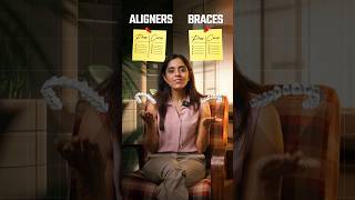 Aligners vs Braces  Pros and Cons Pros Cons Aligners Braces [upl. by Pestana]