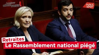 Abrogation de la réforme des retraites  le Rassemblement national piégé [upl. by Notsirhc]