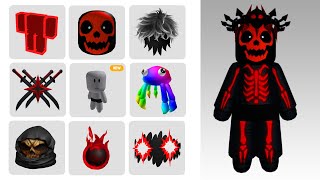 OMG THE BEST BLACK AND RED FREE LIMITED ITEMS ROBLOX 2024 [upl. by Aretahs]