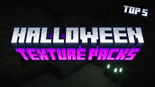 Top 5 Halloween Texture Packs for Minecraft 1213 [upl. by Iahs736]