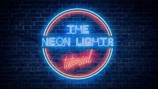 Realistic Neon Light Effect in Photoshop [upl. by Spieler346]