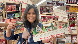 Advent Calendar and Christmas Shopping at World Market  Living in Los Angeles 🌸 WorldMarket [upl. by Eatnom]