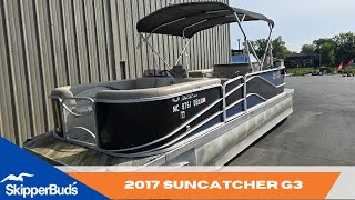 2017 SunCatcher G3 Pontoon Tour SkipperBuds [upl. by Calderon]