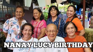 NANAY LUCY BIRTHDAY [upl. by Eiramave]