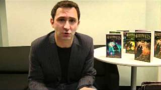 Jonathan Stroud discusses Bartimaeus books [upl. by Erkan]