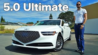 2022 Genesis G90 is the 50L V8 Ultimate the Better Luxury Sedan [upl. by Apgar]