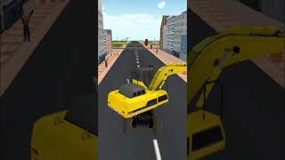 Excavator Driving And Operating 3D Gameplay ytshorts short driving [upl. by Aikemahs]