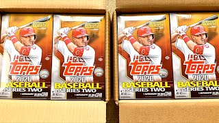 2020 TOPPS SERIES 2 HOBBY CASE BREAKS [upl. by Ecyoj443]