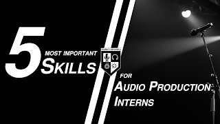 Before Your Audio Production Internship WATCH THIS [upl. by Aleron]