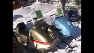 Antique Snowmobile Club Show Pequot Lakes MN 2014 [upl. by Rraval886]