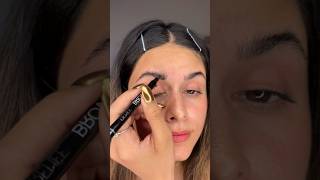 😳Easiest bushy brow tutorial 😍✅ brows eyebrows bushybrows makeup eyebrowtutorial eyebrowtips [upl. by Peursem]