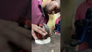 adjust fan Rewinding fans repair electricmotor youtubershorts shortsvideo viralvideo [upl. by Namaan319]